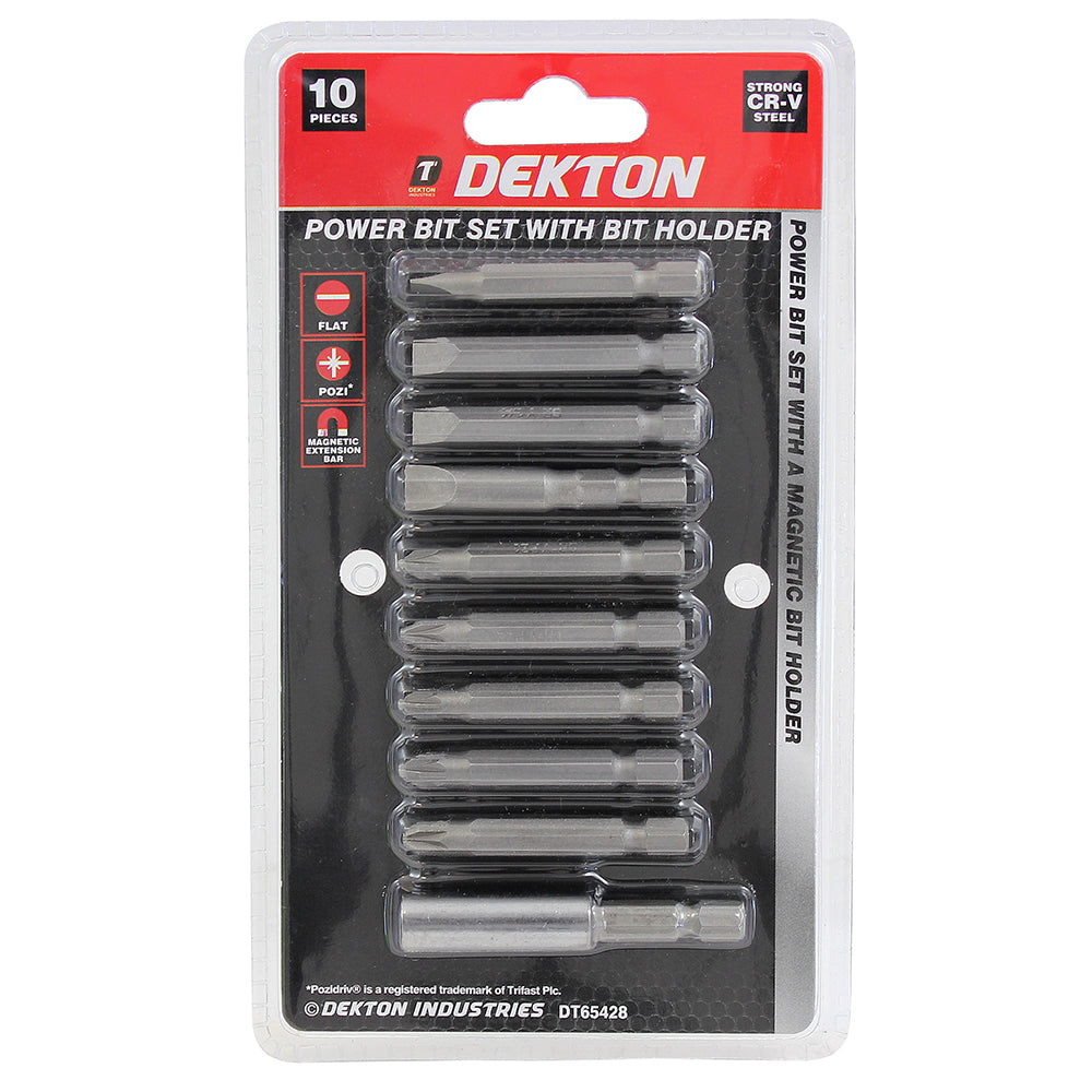 Dekton Power Bit Set With Bit Holder Dekton Power Bit Set With Bit Holder
